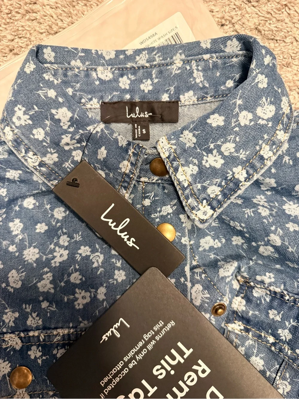 Lulus Denim Dress - Picture 4 of 5